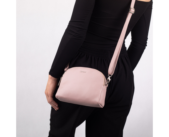 Dámská kabelka kožená SEGALI 12 baby pink