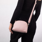 Dámská kabelka kožená SEGALI 12 baby pink