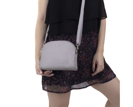 Dámská kabelka kožená SEGALI 12 šedá