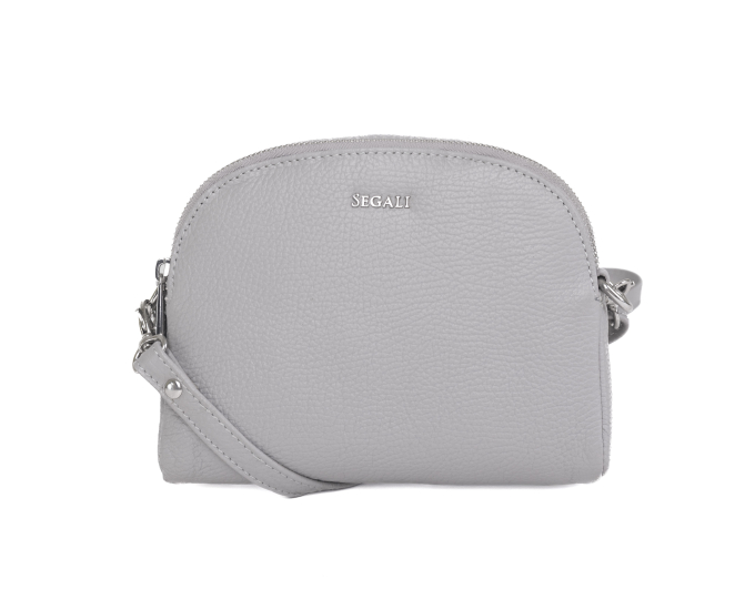 Dámská kabelka kožená SEGALI 12 šedá