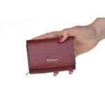 Dámská peněženka kožená SEGALI 7106 B bordo