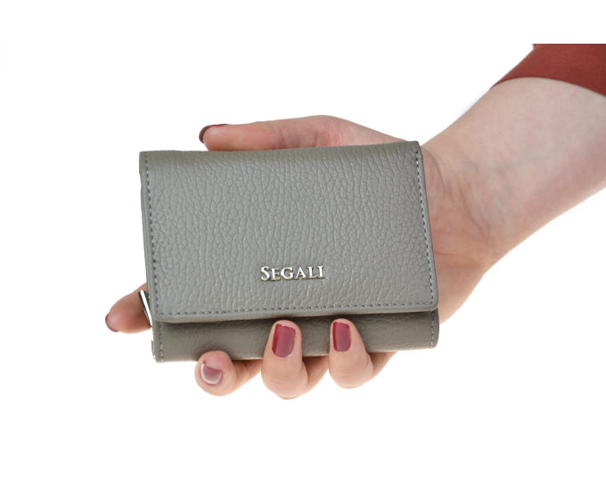 Dámská peněženka kožená SEGALI 7106 B taupe