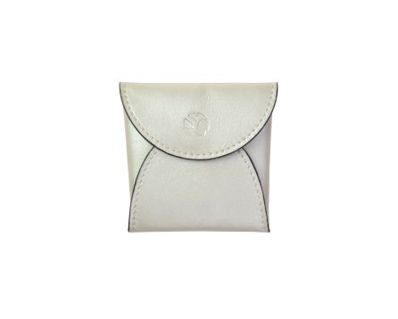 Kožená kapsička SEGALI 7488 stříbrná
