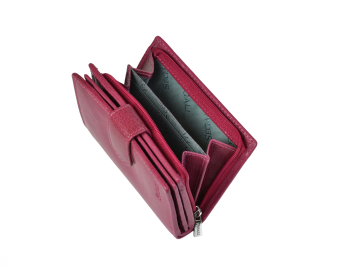 Dámská peněženka kožená SEGALI 7319 fuchsia