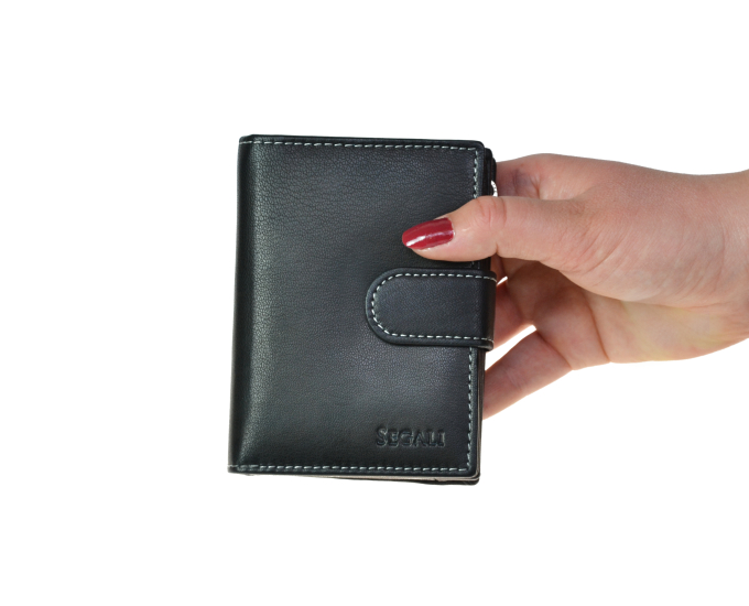Dámská peněženka kožená SEGALI 7319 černá