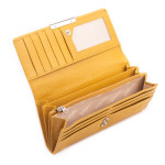 Dámská peněženka kožená SEGALI 7066 žlutá