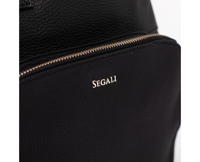 Dámský batoh kožený SEGALI 9026 černý