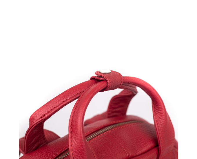 Dámský batoh kožený SEGALI 9026 rojo