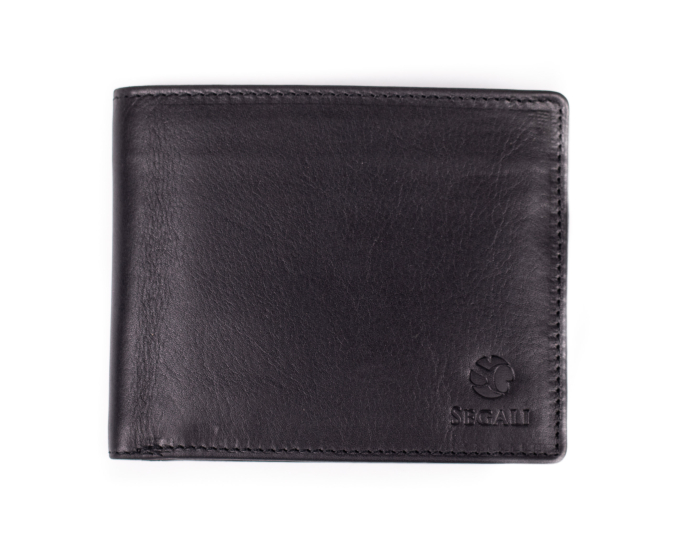 Pánská peněženka kožená SEGALI 1018 černá
