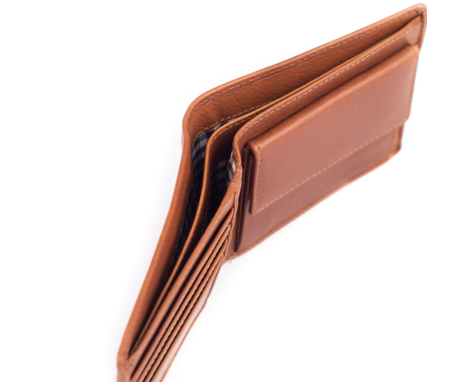 Pánská peněženka kožená SEGALI 1018 koňak