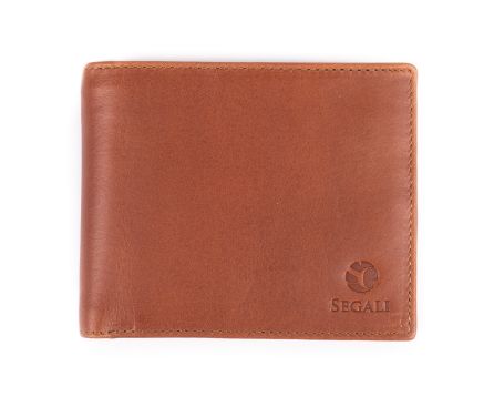 Pánská peněženka kožená SEGALI 1018 koňak