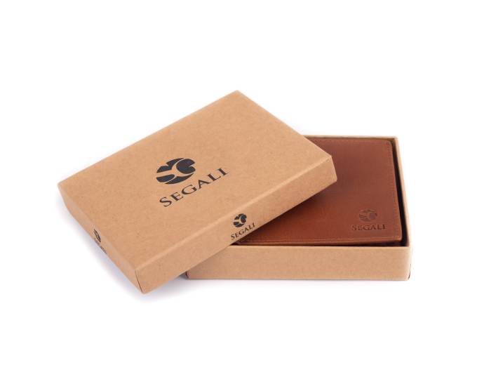Pánská peněženka kožená SEGALI 148 koňak