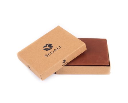 Pánská peněženka kožená SEGALI 2020 koňak