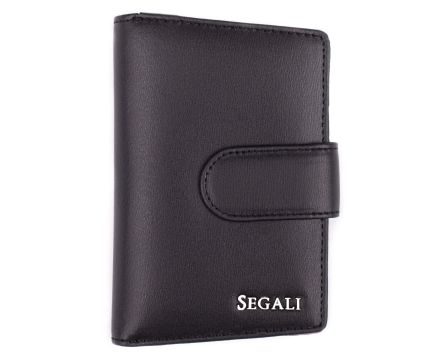 Dámská peněženka kožená SEGALI 50313102 černá