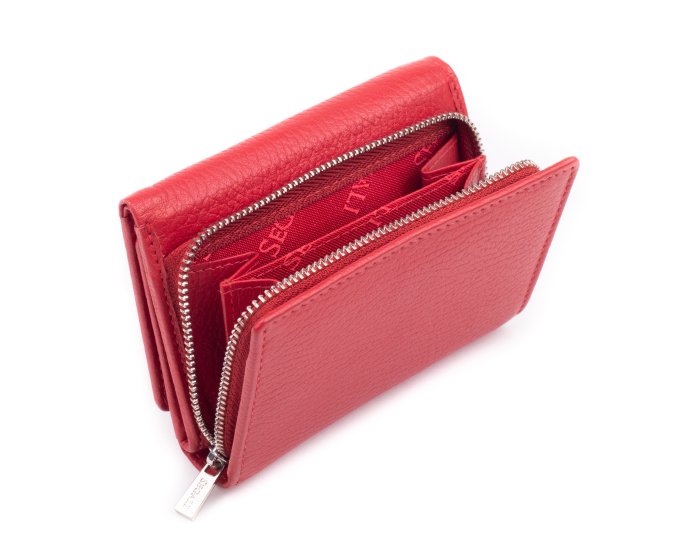 Dámská peněženka kožená SEGALI 7106 B červená