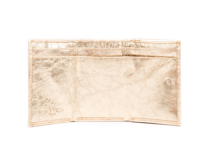 Dámská peněženka kožená SEGALI 1756 zlatá lesk