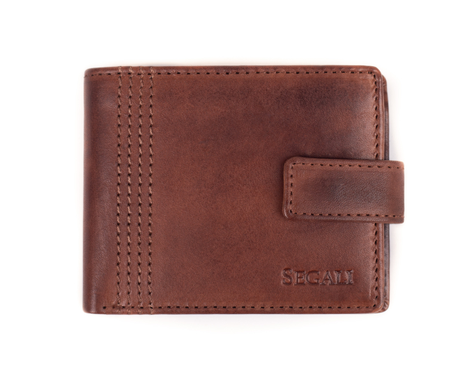 Pánská peněženka kožená SEGALI 54050 chestnut