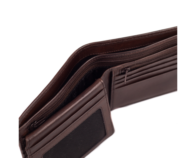 Pánská peněženka kožená SEGALI 55666 hnědá