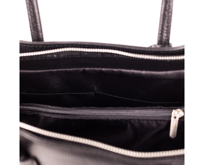 Kožená kabelka Donna SEGALI černá