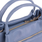 Kožená kabelka Federica SEGALI modrá