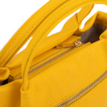 Kožená kabelka Federica SEGALI žlutá