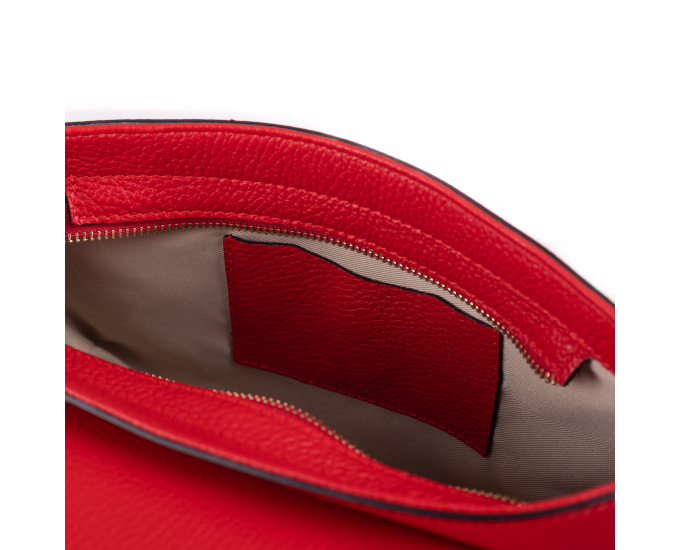 Kožená kabelka Vanesa SEGALI červená