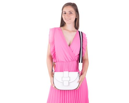 Kožená kabelka Vanesa SEGALI bílá