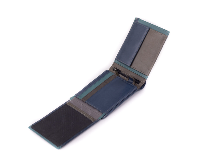 Pánská peněženka kožená SEGALI 730 115 2007 modrá