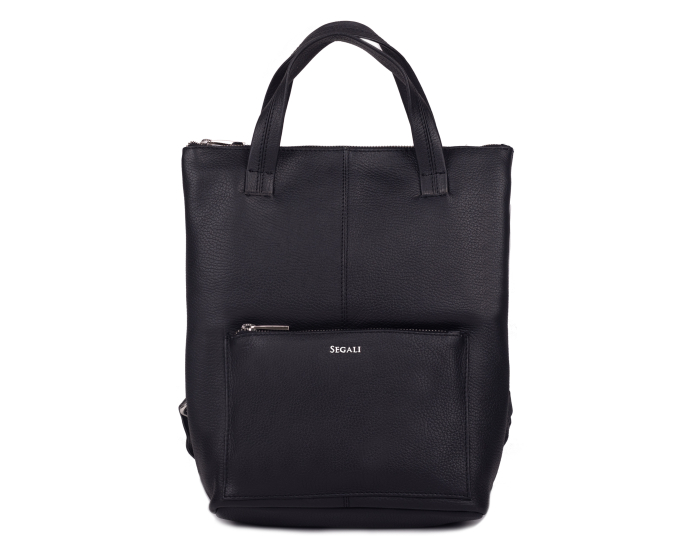 Dámský batoh kožený SEGALI 9061 černý