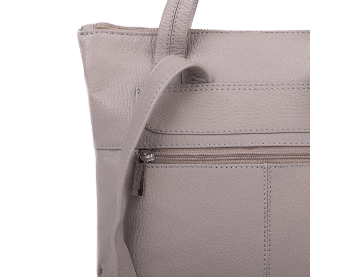 Dámský batoh kožený SEGALI 9061 šedý