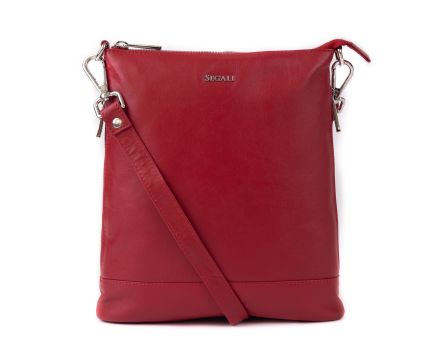 Dámská kožená kabelka SEGALI 9060 červená