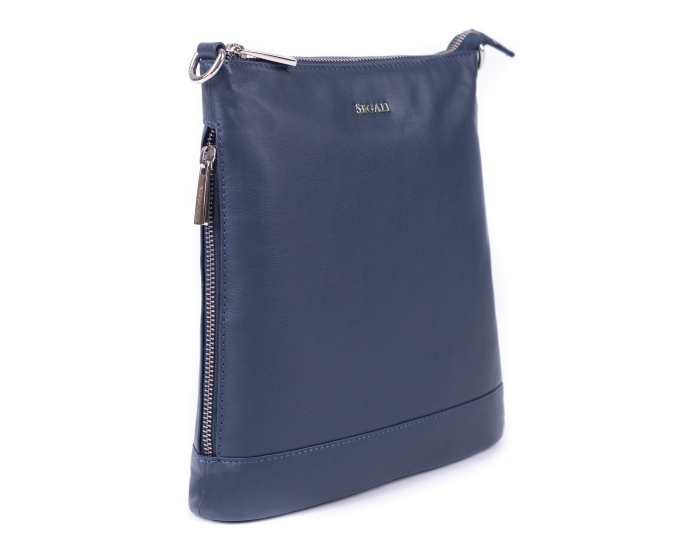Dámská kabelka kožená SEGALI 9060 modrá