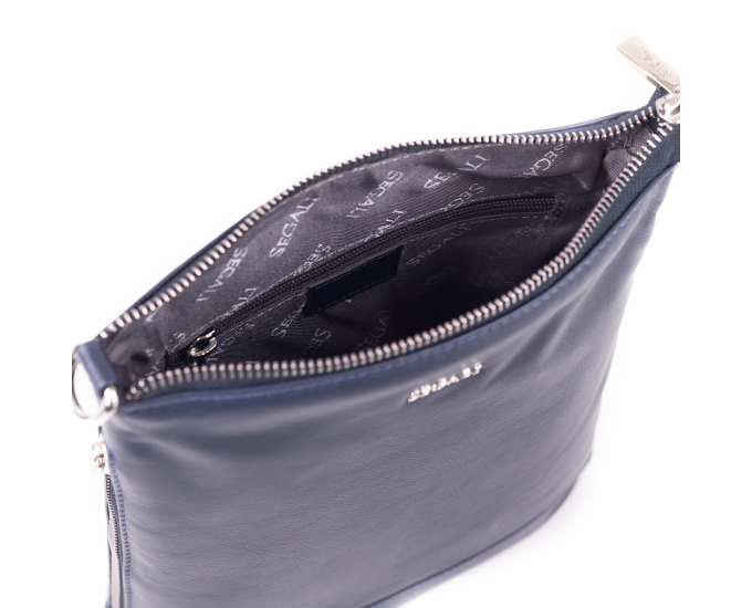 Dámská kabelka kožená SEGALI 9060 modrá