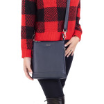 Dámská kabelka kožená SEGALI 9060 modrá