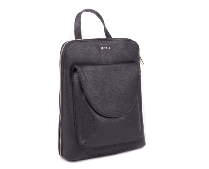 Dámský batoh kožený SEGALI 9062 černý