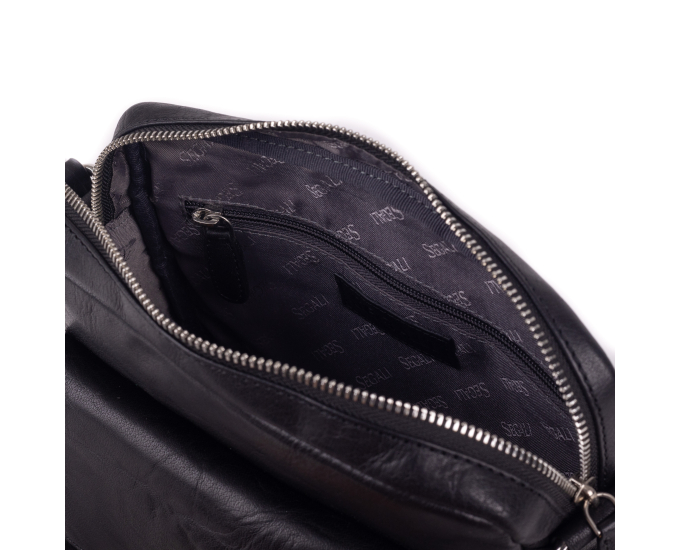 Pánská taška kožená SEGALI 3289 černá