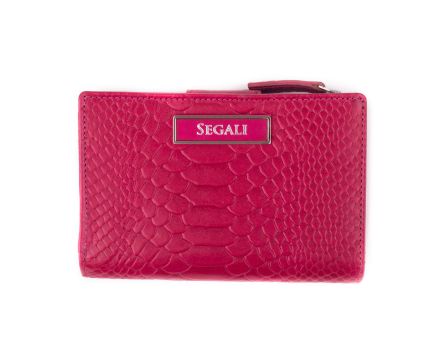 Dámská kožená peněženka SEGALI 910 19 8185 růžová