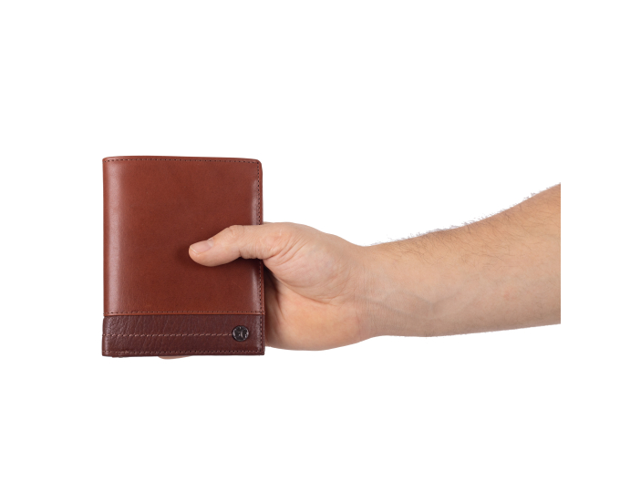 Pánská peněženka kožená SEGALI 951 320 2553 hnědá