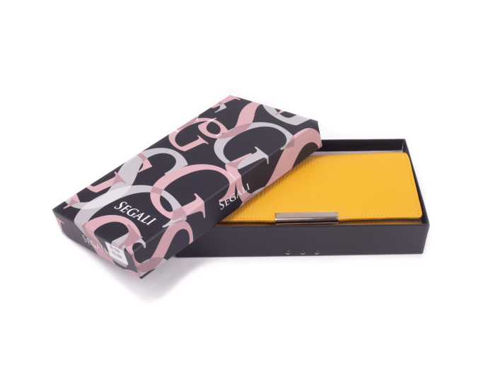 Dámská peněženka kožená SEGALI 7066 žlutá