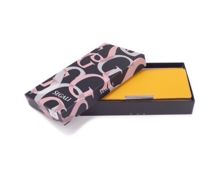 Dámská peněženka kožená SEGALI 7066 žlutá