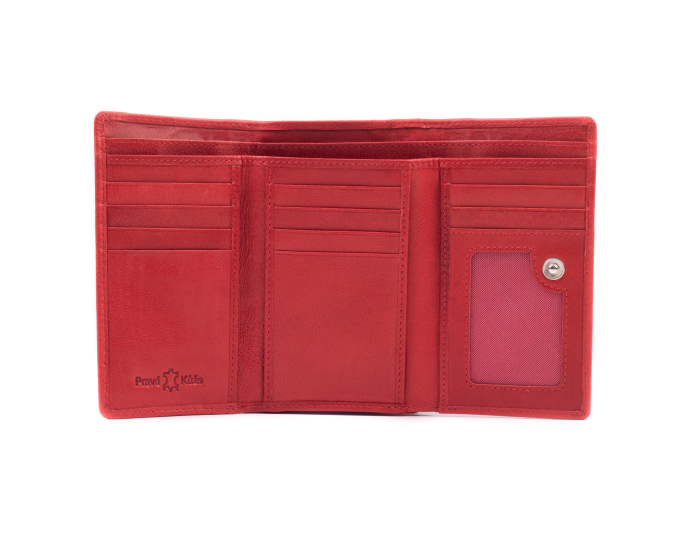 Dámská peněženka kožená SEGALI 7074 S červená