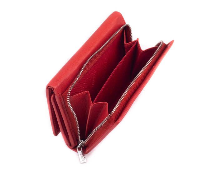 Dámská peněženka kožená SEGALI 7074 S červená