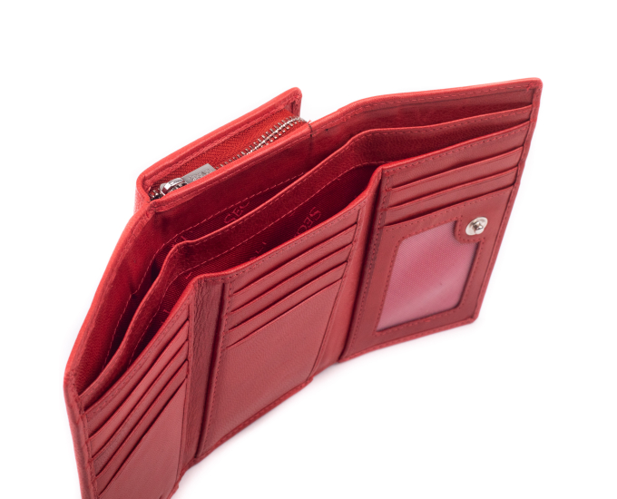 Dámská peněženka kožená SEGALI 7074 S červená