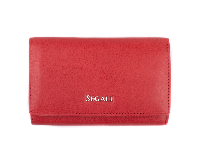 Dámská peněženka kožená SEGALI 7074 S červená