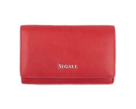 Dámská peněženka kožená SEGALI 7074 S červená