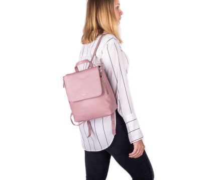 Dámský batoh kožený SEGALI 9027 cameo rose