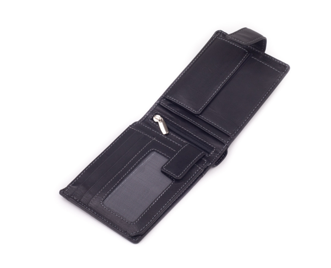 Pánská peněženka kožená SEGALI 7515L černá