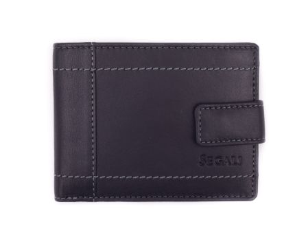 Pánská peněženka kožená SEGALI 7515L černá