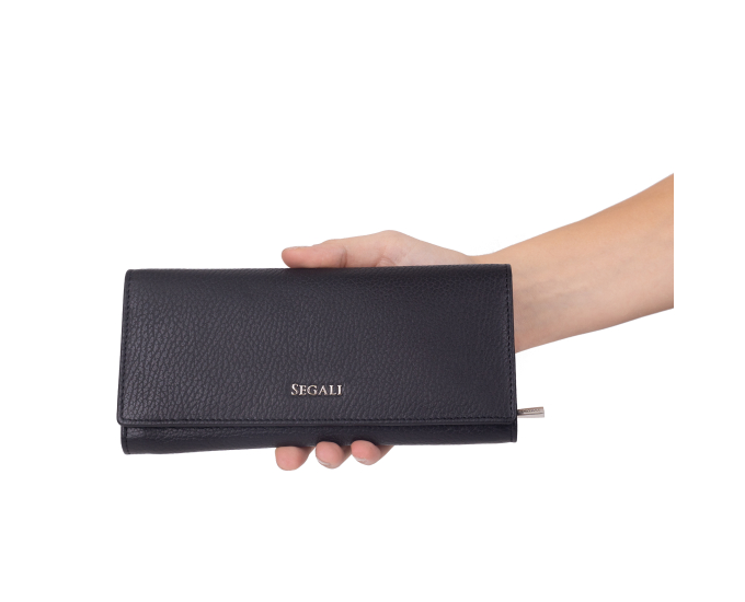Dámská peněženka kožená SEGALI 7409 černá