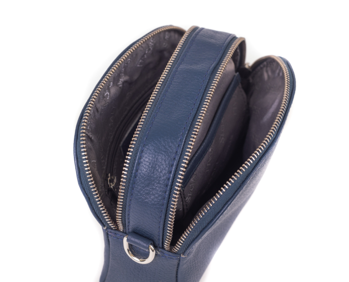 Dámská kabelka kožená SEGALI 12 modrá